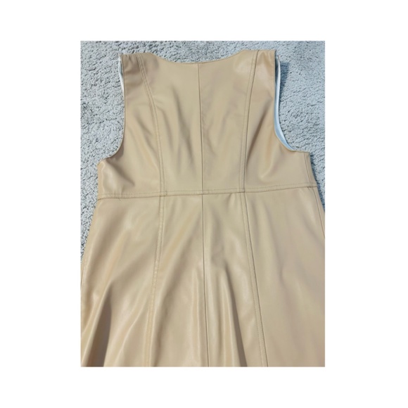Zara Sleeveless Faux Leather Dress - Picture 8 of 10